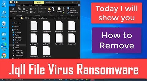 Iqll Virus Ransomware. Remove .Iqll File Virus. Decrypt .Iqll Files