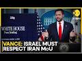 US-Iran Peace Deal: JD Vance Raises Concerns Over Israel-Lebanon Strikes And Iran Deal | WION