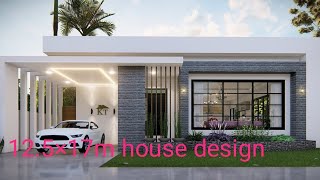 small house design/simple house design [12.5x17 m] house plan with 212.5 sqm floor area #bangalore