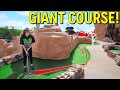 One of the biggest mini golf courses ever built