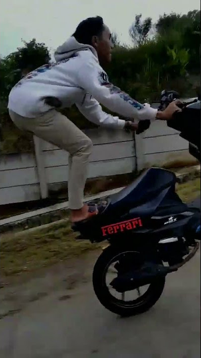 wheelie berdiri di beat 2020 spek sunmori || Sumedang