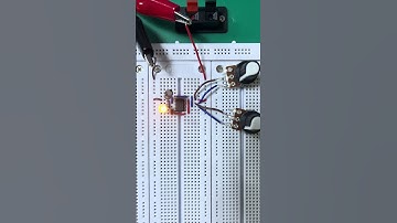 555 Timer Time Control with Potentiometer | LED Delay 3 #breadboard #ne555 #555timer #capacitor