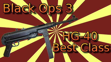 Black Ops 3 Best Class Setup for the HG-40 - Best HG-40 Setup in Black Ops 3 - Most OP Gun in BO3