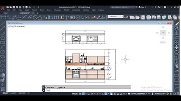 KITCHEN ELEVATION | MODERN STYLE | @autocadandinterior