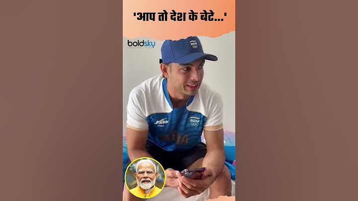 Paris Olympics 2024: Neeraj Chopra Call With PM Modi, Full Video...