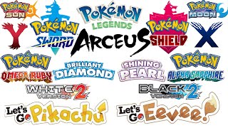 All Pokémon Game Trailers (1996-2021)
