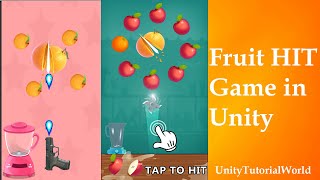 How to make Fruit Slicing in Unity | Making a Fruit Slicer Game in Unity 3D - PART 2 screenshot 2