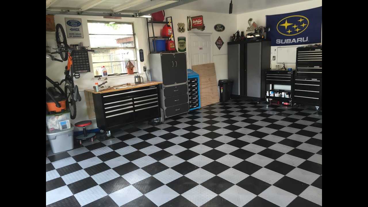 Racedeck Garage Floor Installation And Review Youtube