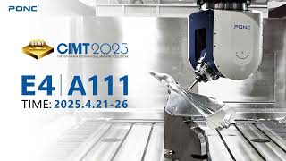From Beijing to the World: PONC’s High-Speed CNC Machines at CIMT 2025