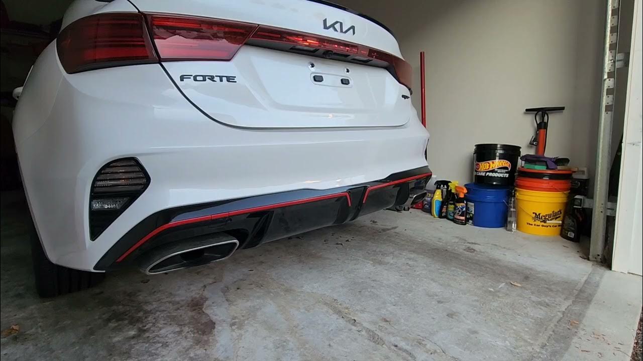 2023 Kia Forte GT stock exhaust startup and revs YouTube