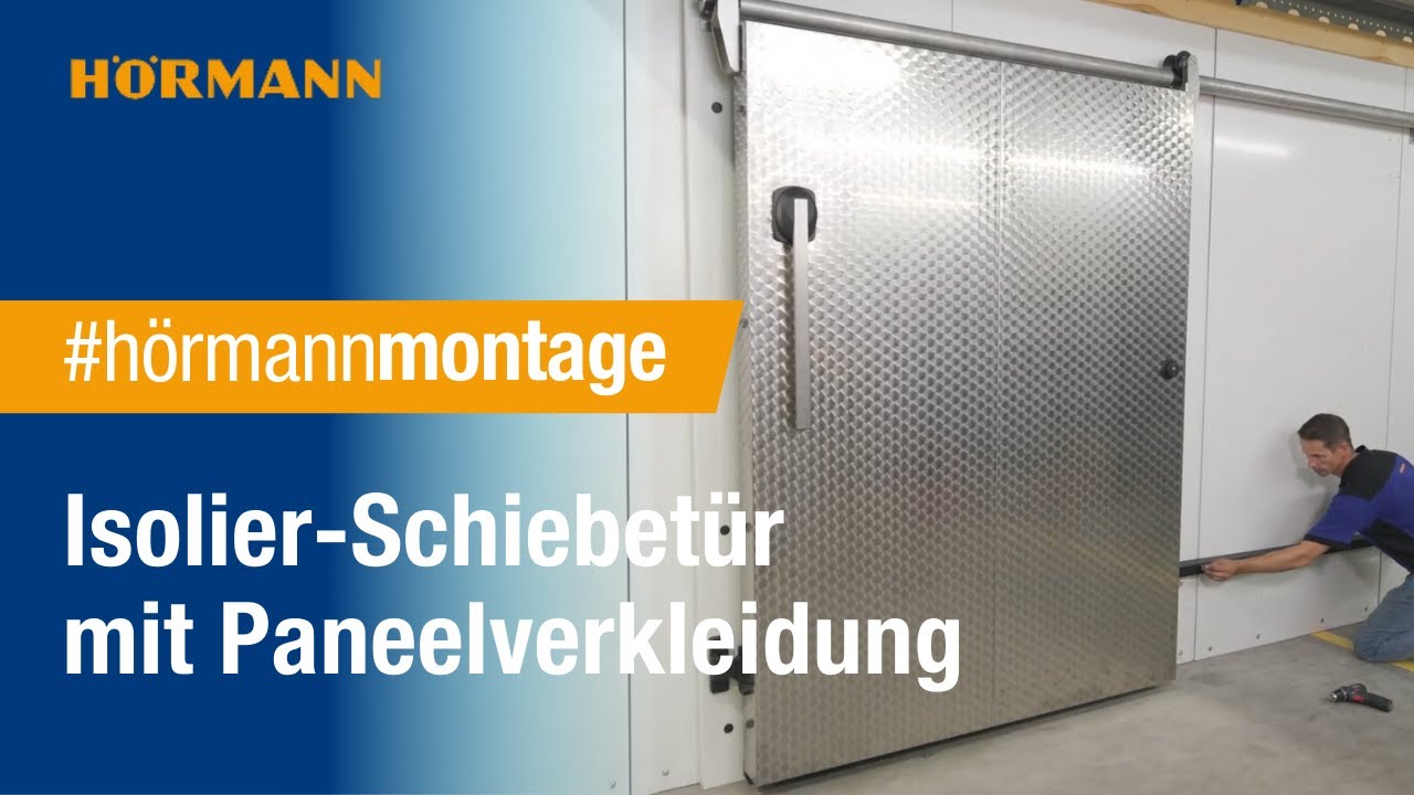 Isolier-Schiebetür mit Paneelverkleidung I Hörmann