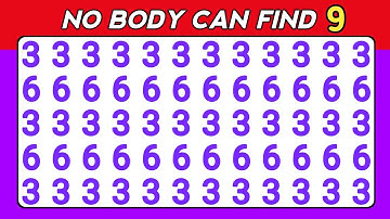 Find The Odd One Out - Number And Letter Edition | Oddity Soprtting 