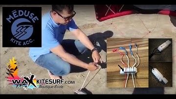 Meduse kite v1 Whistle/ kite line manager et sifflet de sécurité