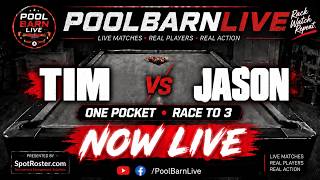 Tim vs. Jason | One Pocket Race to 3 | PoolBarnLive Pockets Pool And Pub 2810 Sharer Road Tallahassee