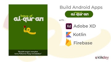 Prototype Wireframe Android App (Index Of Alquran) with Adobe XD