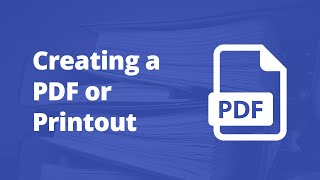 LoadPilot- Creating a PDF or Printout
