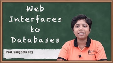 Web Interfaces To Databases - Application Design and Development - Database Management System