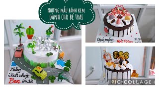 Những mẫu bánh kem đơn giản dành tặng bé trai, bạn trai - Tiệm bánh HaNa