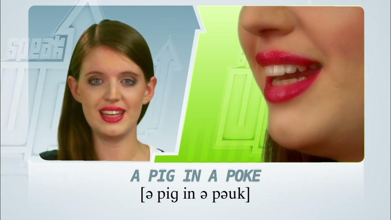 SPEAK UP 30 the idiom “a pig in a poke” RU YouTube