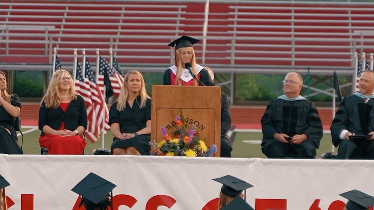 Branson HS Graduation 2023 Avery Webber NHS Presidential Speech YouTube