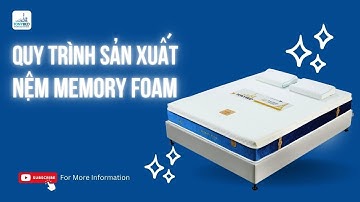 Chất liệu MEMORY FOAM  là gì mà lại được ưa chuộng đến vậy? Quy trình sản xuất nệm tại #TONYBED