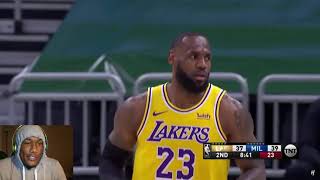 LeBron James 34 Points Full Highlights vs Bucks Reaction!