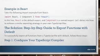 How to Export All Functions from a TypeScript File with Default?