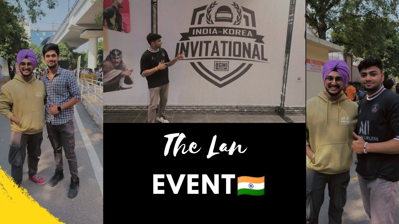 India🇮🇳 Korea🇰🇷 Invitational Bgmi day 2nd After3 years back Lan event ...