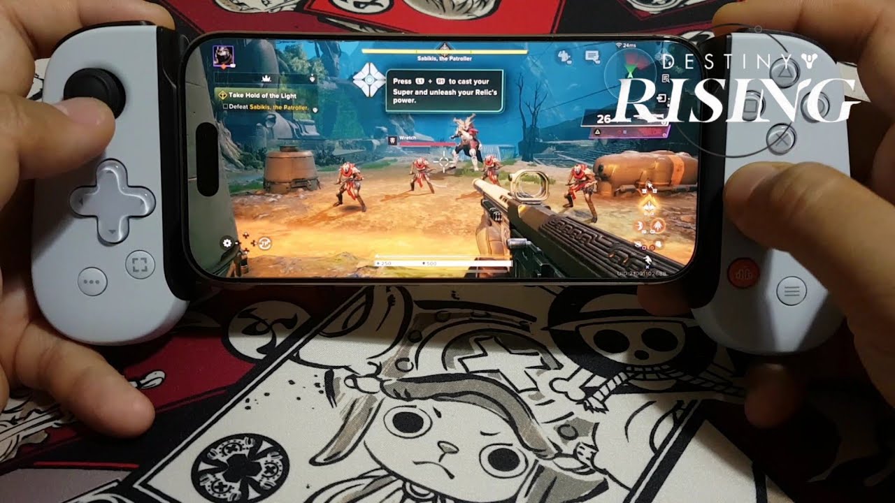 Destiny: Rising Gameplay on iPhone 16 Pro With Backbone Controller