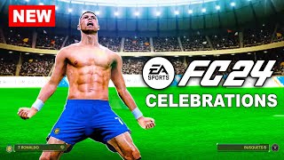 FC 24 ALL NEW CELEBRATIONS TUTORIAL - Playstation and Xbox (FIFA 24)