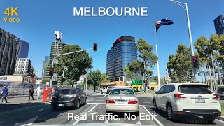 Driving in Melbourne City Virtual Tour March 2024