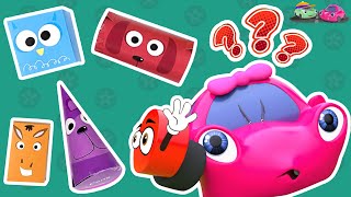 Five Little Shapes | Learn Shapes With Fun Song | Nursery Rhymes