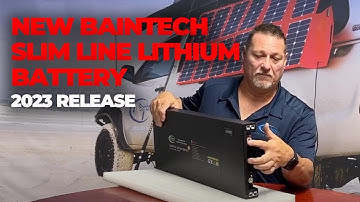 Baintech 110AH Slimline Lithium (2023 New Release)