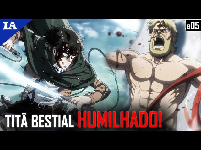 Shingeki no Kyojin - Levi vs Titã Bestial - Legendado (Download