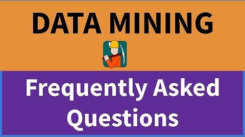 Fundamentals of Data Mining (Frequently Asked Questions)