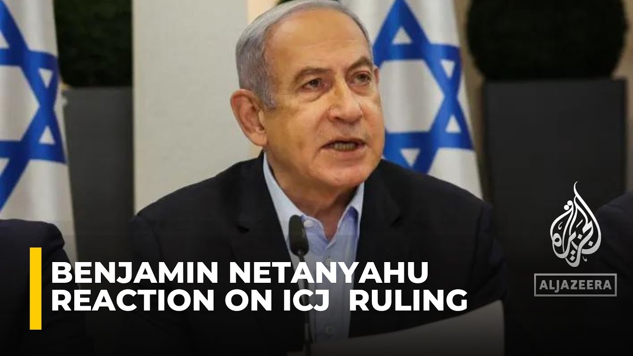 Benjamin Netanyahu reaction on ICJ ruling - YouTube