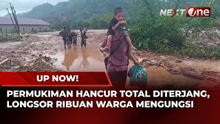 Tanah Longsor Luluh-Lantakkan Permukiman Ditapanuli Tengah, Warga Mengungsi Mal Up Now