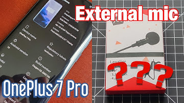 CAN YOU USE EXTERNAL MICROPHONE?- ONEPLUS 7 PRO! You mic unboxing.📺