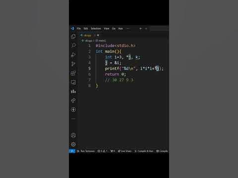 Guess the output, Pointers in cpp # #c #programminglanguage - YouTube