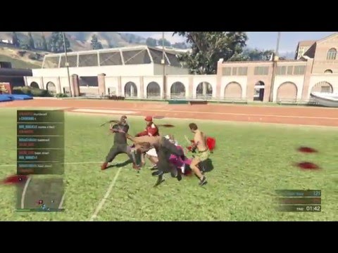 GTA 5 - T2TT CREW - BASEBALL BAT FIGHT