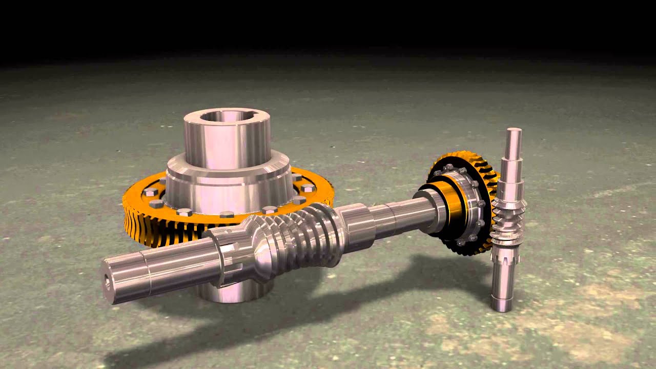 Globoidal Worm Gearing Double Reduction YouTube