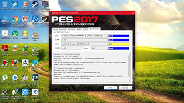 PES (13-14-15-16-17) high settings on intel hd graphics