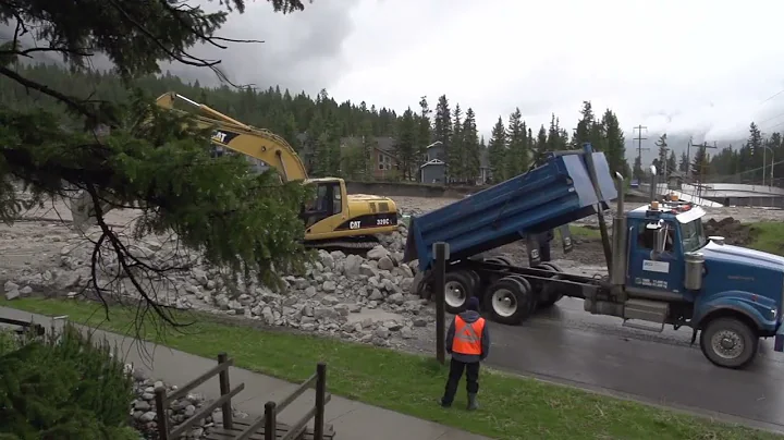 Canmore, Alberta, Cougar Creek Flood, June 20, 2013