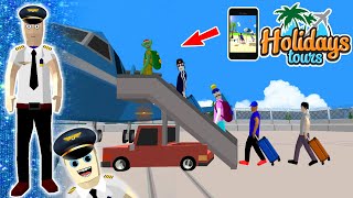 richie becomes a private jet pilot 👨‍✈️✈️ in dude theft wars