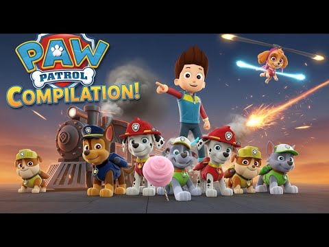 PAW Patrol Compilation Runaway Train Rescue Funny Fails Team Heroics