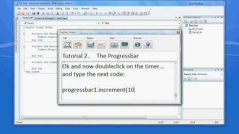 [Zorphion] Visual Basic  -  Tutorial 2. A working Progressbar