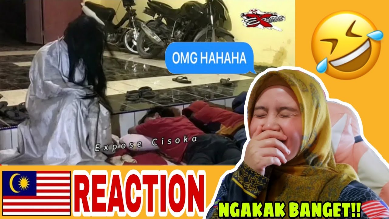 KOMPILASI PRANK KUNTILANAK 😂 KOCAK BIKIN NGAKAK!! SAMPE LARI KOCAR KACIR 🤣🤣 | MALAYSIAN🇲🇾REACTION