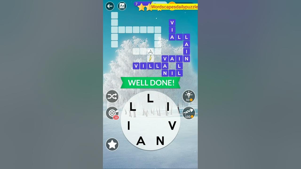 WORDSCAPES Daily Puzzle February 24, 2023 YouTube