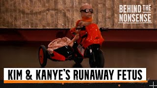 Behind The Nonsense: Kim \& Kanye’s Runaway Fetus | Team Coco