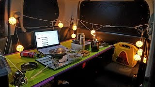 セレナ車中泊で晩酌【生放送】